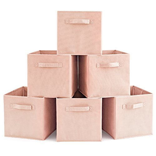ezoware set of 6 basket collapsible storage cube for nursery