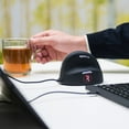 thumbnail image 3 of R-Go Tools USB Wired Vertical Ergonomic Break Mouse, Anti-RSI Software, Large, [Hand Size > 185mm], Right-Hand, Black/Silver, 5 Buttons, LED Pause Indicator, for Windows, Linux, Plug and Play, 3 of 6