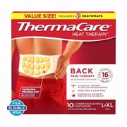 ThermaCare Lower Back & Hip HeatWraps - L/XL, 10 ct.