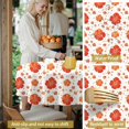 thumbnail image 5 of Pioneer Flower Floral Print Pattern Round Tablecloth 70"x70", Wrinkle Resistant Wipeable Table Cover for Kitchen Dining Room Picnic Patio and Party, 5 of 6