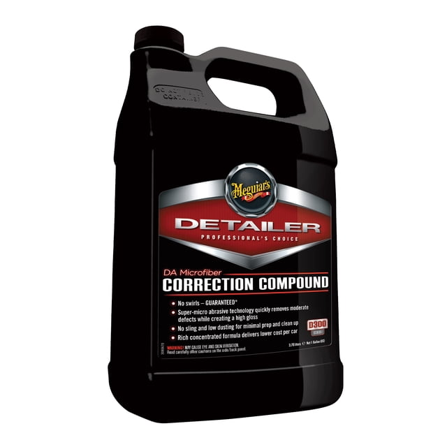 Meguiar's, Compuesto Corrector de Microfibra, D30001, 3.79L.