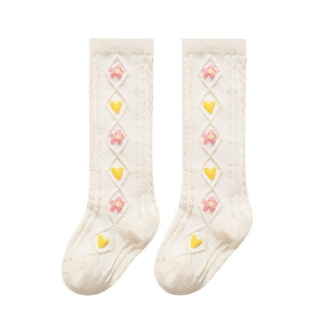 

Rovga Little Boys Girls Socks Toddler Baby Kids Warm Knee-High Socks Stockings Mid-Calf Length Sock