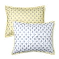 thumbnail image 6 of Martha Stewart Naomi Block Print 3 Piece Quilt Set, 6 of 8
