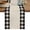 Black, White, Sand, variant on Retro Black Table Runner, Farmhouse Buffalo Plaid Vintage Beige Washable Cotton Linen Table Runners 72 Inches Long, Dresser Scarf Runner for Dining/Coffee/Kitchen/TV Stands/Cabinets 14''x72''