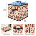 thumbnail image 3 of Eiffel Tower Large Capacity Foldable Storage Basket Organizer Bins with Handle, 10.8"x10.5"x10.6", Cube Organizer, 3 of 6