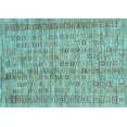 thumbnail image 1 of Ahgly Company Indoor Rectangle Abstract Light Blue Contemporary Area Rugs, 5' x 8', 1 of 4