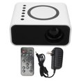 thumbnail image 2 of Portable Projector, Home Theater Projector Wired and Wireless Projection Screen 1080P with Adapter for Livingroom for Laptop Black,White, 2 of 7