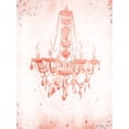 thumbnail image 2 of OnRei 25x32 Gold Ornate Wood Framed with Double Matting Museum Art Print Titled - Blush Silver Chandelier, 2 of 4