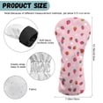 thumbnail image 7 of Uorisanigo Golf Headcovers for Fairway Woods Driver Hybrids 3 Pieces Pink Strawberry Print Golf Club Headcovers Set Cover Premium Leather Waterproof Driver Fairway(FW) Wood Hybrid(UT), 7 of 7