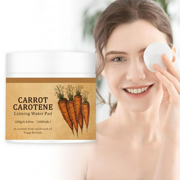 Carotene Calming Hydrating Pads 180g (6.349 Oz) Redness Soothing Facial Toner Pads For Sensitive Skin Valentine's Day Spa Party for Teens