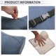 thumbnail image 3 of Almohada para reposacabezas de automóvil Unique Bargains Almohada ergonómica de soporte para el cuello Cachemira, Espuma de Memoria Azul Oscuro, 3 of 7