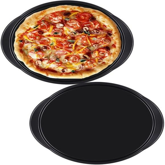 35.5×32cm Pizza Trays for Oven Carbon Steel Pizza Oven Trays with Handles