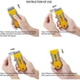 thumbnail image 5 of Raspador de cuchillas de afeitar con 20 cuchillas adicionales, herramienta raspadora, cuchilla de afeitar retráctil, herramienta para quitar pintura, herramienta de limpieza para quitar etiq, 5 of 5