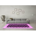 thumbnail image 3 of Ahgly Company Indoor Rectangle Oriental Purple Modern Area Rugs, 8' x 10', 3 of 4