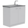 thumbnail image 3 of Boahaus Dunkerque Sink Cabinet (White), 3 of 5