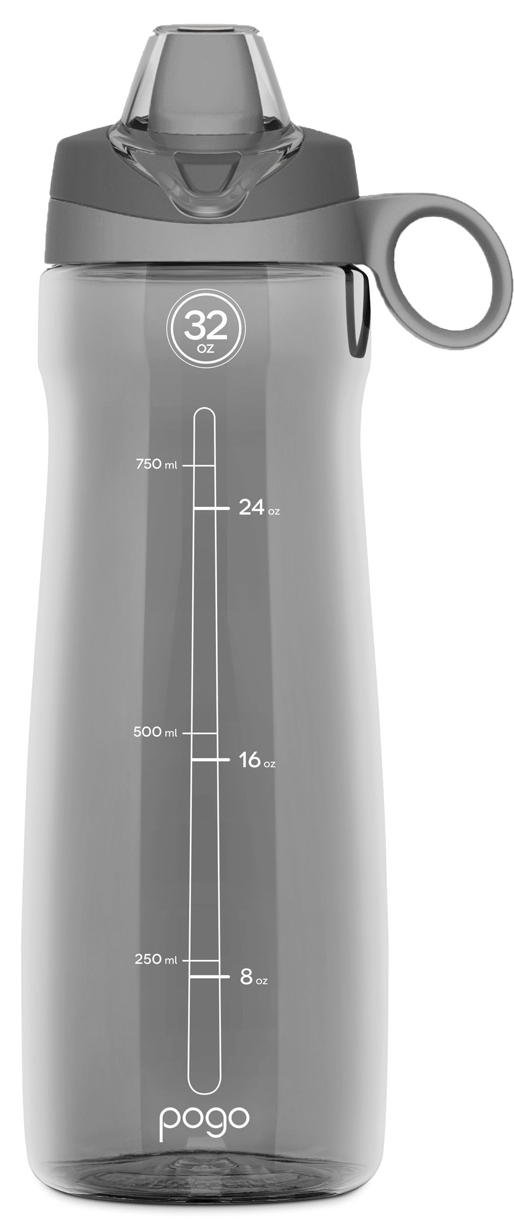 Pogo BPAFree Plastic Water Bottle with Chug Lid, 32 oz