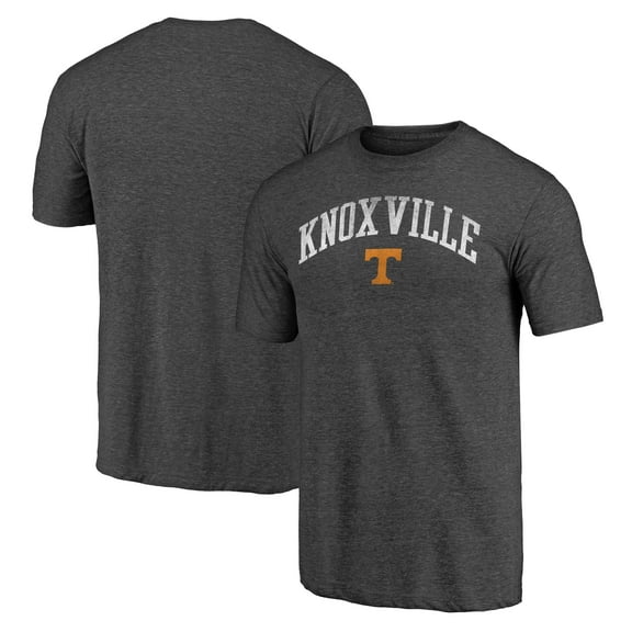 Men's Charcoal Tennessee Volunteers Arched City Tri-Blend T-Shirt