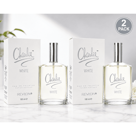 Revlon Charlie White Perfume for Women 3.4 Oz (100 mL) EDT Spray (2 Pack)