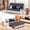 Charcoal Gray, variant on 62" Pull Out Sofa Bed, Full Size Convertible Leather Sleeper Sofa with Storage, Trundle & 2 Pillows, Charcoal Gray, Ideal for Living Room/Bedroom/Dorm/Office/RV