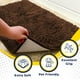 thumbnail image 2 of Muddy Mat® AS-SEEN-ON-TV Tapete para puerta y alfombra para mascotas de microfibra altamente absorbente, área lavable gruesa antideslizante y tapete de baño de chenilla suave para cocina, baño, dormit, 2 of 5