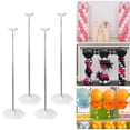 thumbnail image 1 of Juego de 4 soportes para columnas con forma de globo, metal ajustable de 2 m, 1 of 7