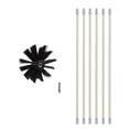 thumbnail image 2 of Fiudx Chimenea, Herramienta, Clavos Flexibles, Chimeneas y Varilla Ajustable, Kit Quitapelusas, Ventilación de Secadora, Seguro En El Hogar, Aficionados Al Bricolaje, Diseño Duradero, 2 of 7