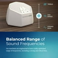 thumbnail image 6 of Adaptive Sound Technologies LectroFan EVO White Noise Machine - Compact Sleep Sound Machine for Bedroom, Travel, Study & More - 22 Non-Looping Fan, White & Ocean Noise Variations - White, 6 of 8