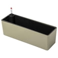 thumbnail image 4 of Fengbin Modern, space-saving, self-watering rectangular flower pot, ideal for windowsill Gold, 4 of 9
