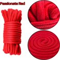 thumbnail image 1 of QJUHUNG Casewin Braided Twisted Silk Ropes 8mm Diameter Soft Solid Braided Twisted Ropes Decorative Twisted Satin Shiny Cord Rope for All Purpose and DIY Craft (Red 1 Piece), 1 of 6