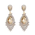 thumbnail image 1 of Champán, Pendientes De Mujer Colgante Brillo De Gota De Agua Cristal Joyas De Diamantes De Imitación Regalo De Boda, 1 of 3
