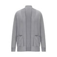 thumbnail image 5 of ShomPort Women's Fall Fashion Long Sleeve Knit Cardigan Open Front Sweater Coat with Pockets, 5 of 6