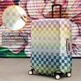 thumbnail image 2 of Colorful Gradient Checkerboard Checkered Pattern Luggage Cover Fashion Suitcase Cover Baggage Covers Fit 25-28 Inch Luggage (Go Travel), 2 of 2