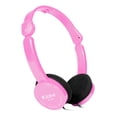 thumbnail image 3 of Djiypn K-i-d-s Headphones for School Travel, HD Stereo Sound Over-Ear Headphones for Home, Foldable 3.5mm Wired for Phone Computer, Pink, 3 of 7