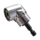 thumbnail image 5 of 105 Degree Right Angle Drill Adapter and 12pcs Bend Screwdriver Bit 1/4In Hex Shank Driver Angle Drill Attachment Short, 5 of 5