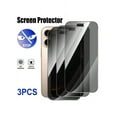 thumbnail image 7 of 3 Pcs HD Clear Anti-Spy Privacy Screen Protector For IPhone 16 Pro Max / 16 Pro / 16 / 15-11 Series: Left-Right Privacy Shield With 9H Anti-Scratch & Phone Case Friendly Edges – Bubble-Free Kit For Of, 7 of 7