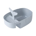 thumbnail image 1 of Kitchen Sink Drain Basket Swan Drain Rack Swan Shape Sink Basket Kitchen Triangular Sink Drain Filter Basket Shelf Storage Rack Sponge Holder, 1 of 5