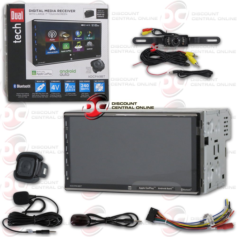 Dual XDCPA9BT 2DIN 7-inch Digital Media USB Car Stereo ...
