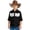 Black, variant on Western Boys' Girls Button-Down Shirts Long Sleeve, Pearl Snap Shirt(Wine,9-10 Years)
