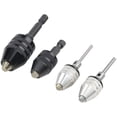 thumbnail image 1 of 4PCS Drill Chuck Quick Change Adapter Mini 3-Jaw Drill Chuck Screwdriver Adapter Electric Drill Conversion Chuck Set, 1 of 5