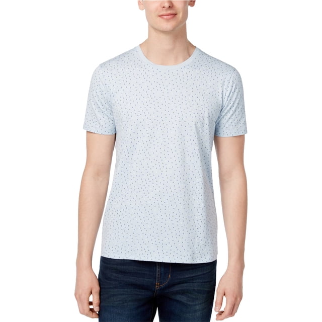 Camiseta básica Ben Sherman para hombre con triángulos delgados Azul Extragrande