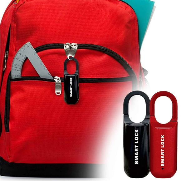 Candado de huellas dactilares USB recargable - Pequeño candado sin llave para bolsos, estuches - Acero inoxidable 304, desbloqueo de 0,3 s, espera de 365 días - No se necesitan llaves, aplicaciones