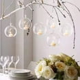 thumbnail image 1 of Acrylic Hanging Tealight Candle Holder with LED Candles, 1 of 4