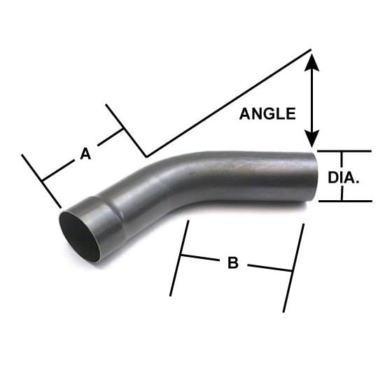 *SOLD IN A PAIR* 3" OD 409 STAINLESS 90 DEGREE MANDREL PIPE TUBE  ELBOW BEND