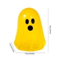 thumbnail image 3 of CQCYDMini Glow in The Dark Ghost Figurines, 3 Pack 2 Inch Tall Halloween Decorations, Resin Ghost Statue for Shelf Table Mantel Spooky Party Favors, 3 of 6