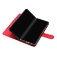 thumbnail image 4 of Designed for Samsung Galaxy Z Fold 4 Case Wallet, Flip Folio Cover with PU Leather Adjustable Stand Credit Card Holders Slots Wrist Strap Magnetic Closure Case for Samsung Galaxy Z Fold 4, Red, 4 of 6
