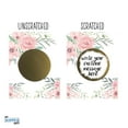 thumbnail image 3 of My Scratch Offs 20 Pack Blank Make Your Own DIY Scratch Off Note Cards & Stickers Wedding Flowers for Bridal Shower Games Prizes and Wedding Shower Games, 3 of 6