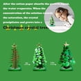 thumbnail image 5 of Juego de 2 mini árboles de Navidad mágicos en crecimiento, kits científicos y guía de aprendizaje, 5 of 5