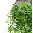 thumbnail image 2 of 2 piezas de plantas artificiales de interior para decoración de pared, ratán artificial, planta colgante de plástico falso, decoración del hogar, 2 of 5