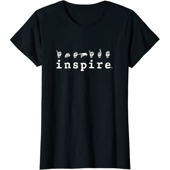 Women ASL American Sign Language Deaf Awareness T-Shirt