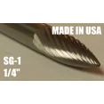 thumbnail image 4 of Sg1S Tree Shape 1/4" Carbide Burr Bur Tool Die Grinder Bit 1/4" Shank New, 4 of 5